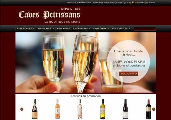 CAVES PETRISSANS - Site e-commerce - www.cavespetrissans.com